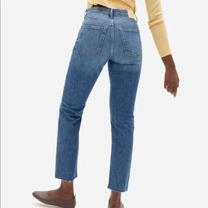 Everlane - The Cheeky Straight Jean (Ankle) - Classic Blue